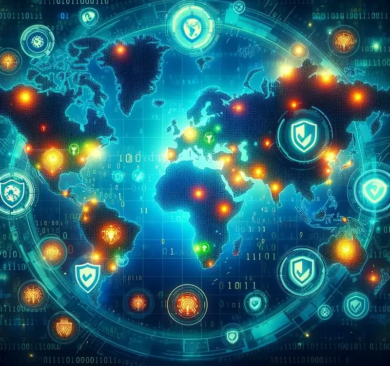 anti-virus threat map TrustITSEC